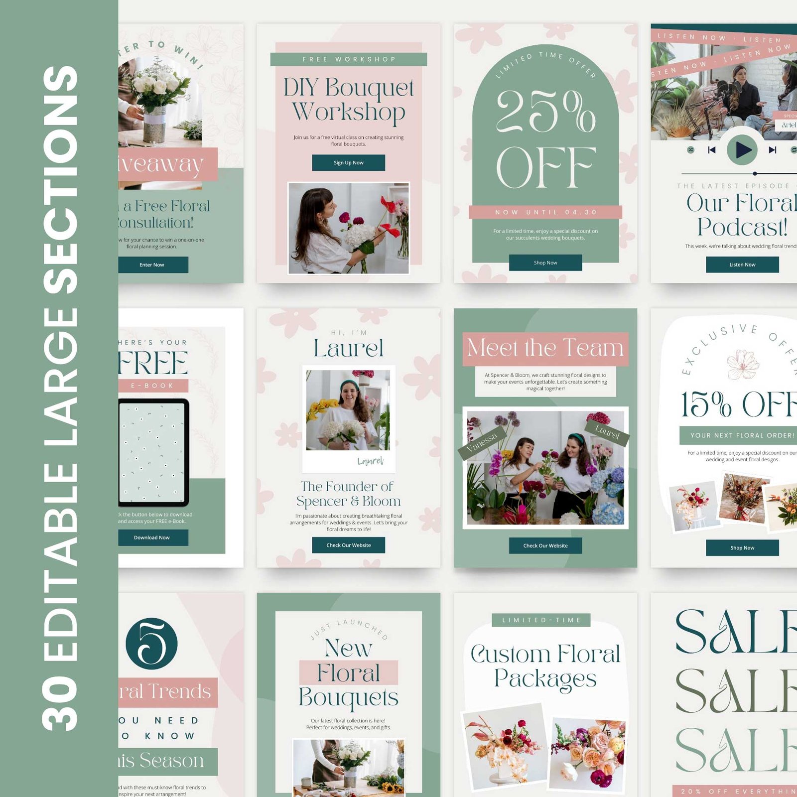 Email Marketing Template Kit - Spencer & Bloom - Image 4
