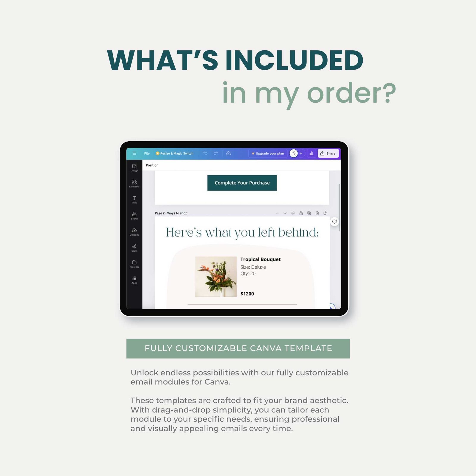 Abandoned Cart Canva Template - Spencer Bloom - Image 2