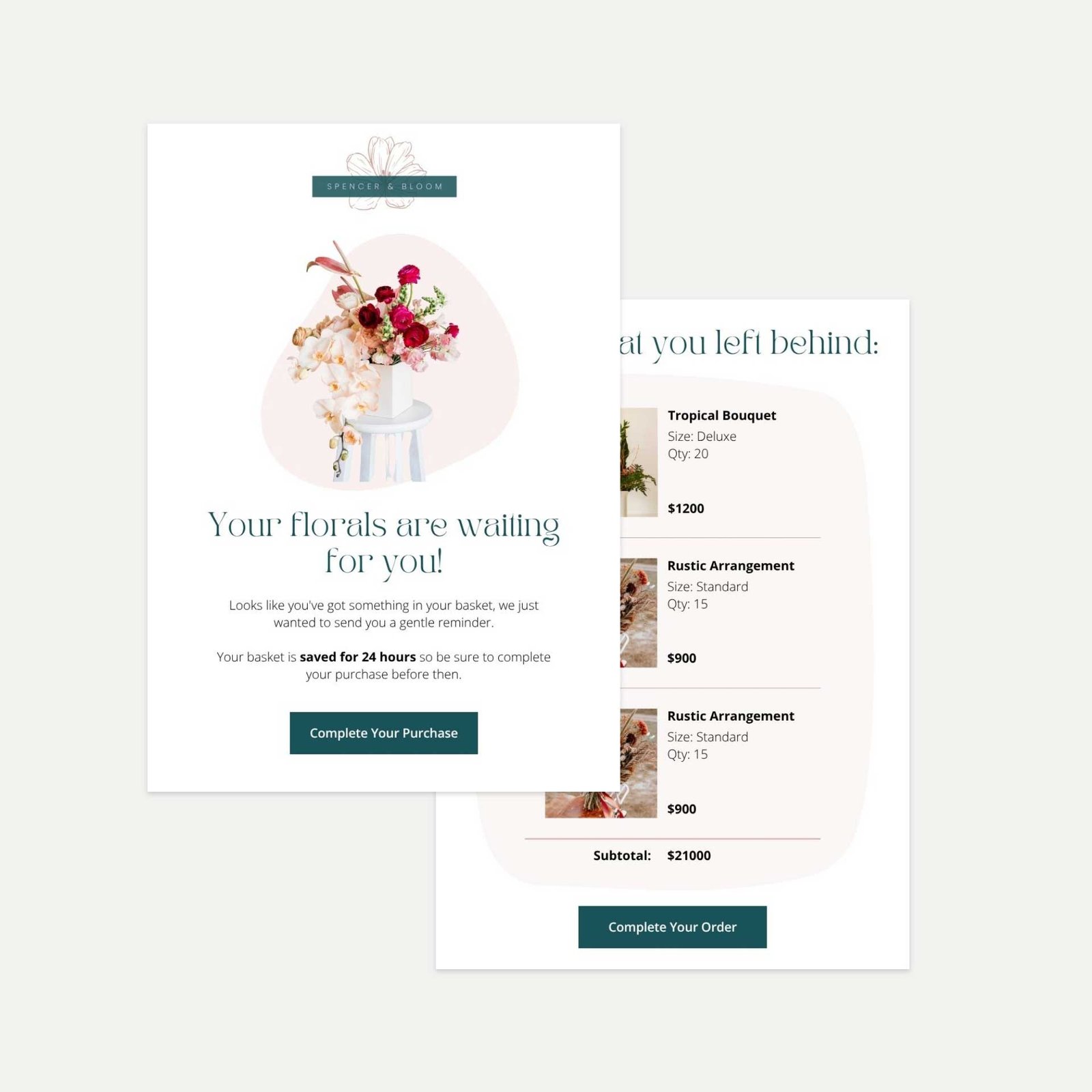 Abandoned Cart Canva Template - Spencer Bloom - Image 3