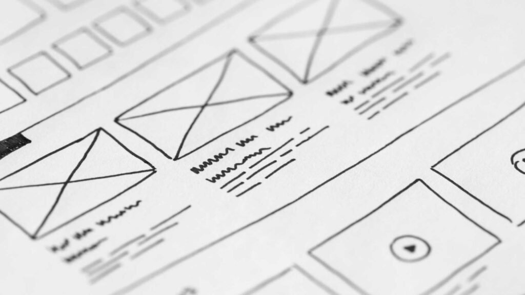 web design paper layout
