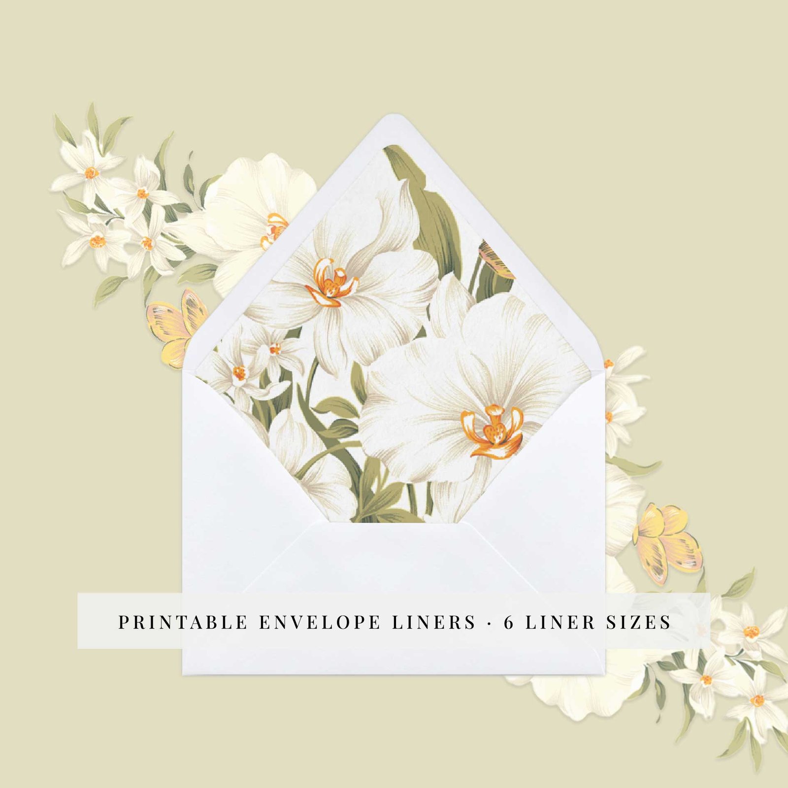 Blossom Envelope Liner