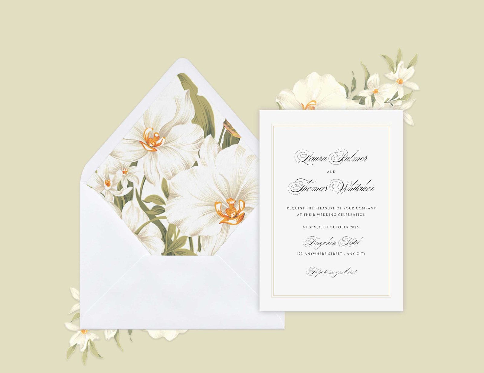 Blossom Envelope Liner - Image 2