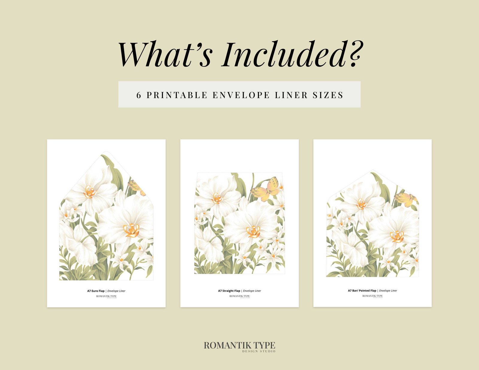 Blossom Envelope Liner - Image 3