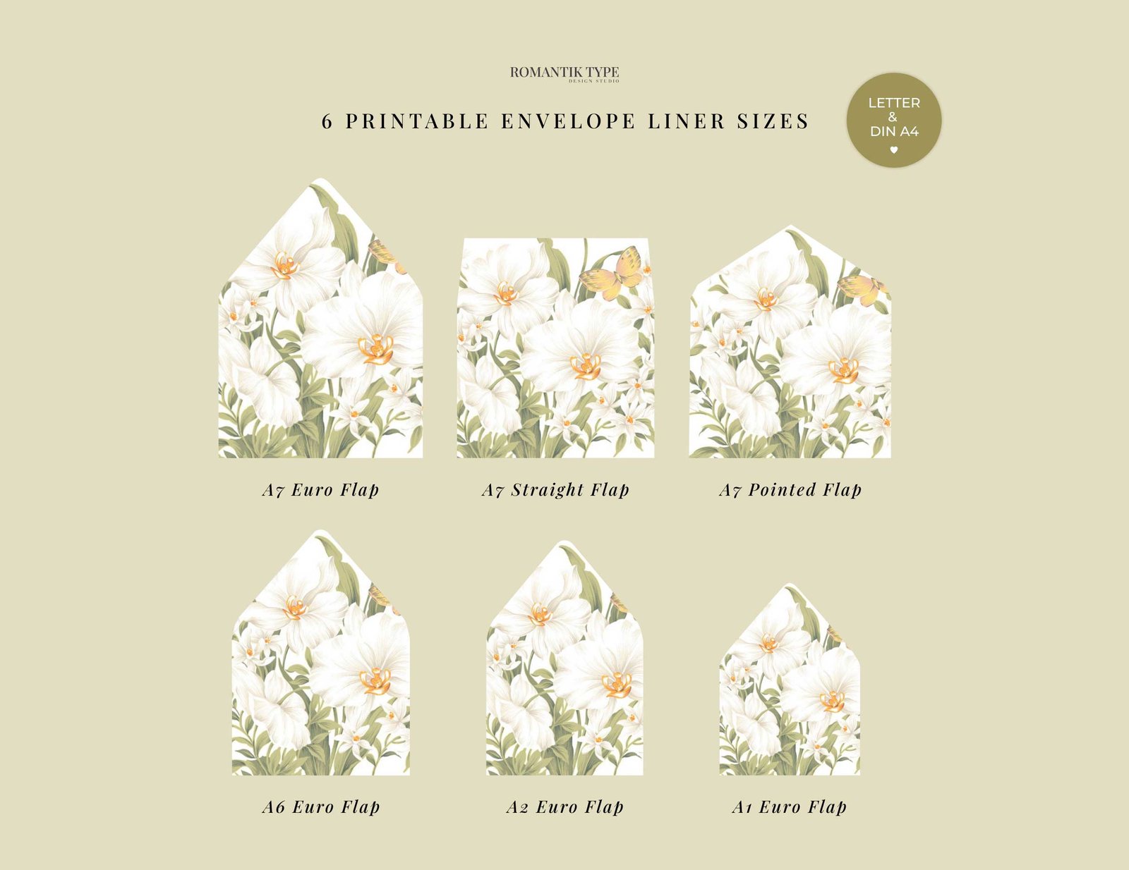 Blossom Envelope Liner - Image 4